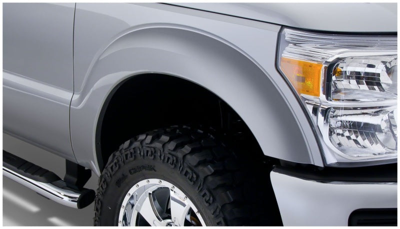 Bushwacker 20932-02 11-16 Ford F-350 Super Duty Styleside Extend-A-Fender Style Flares 4pc - Black