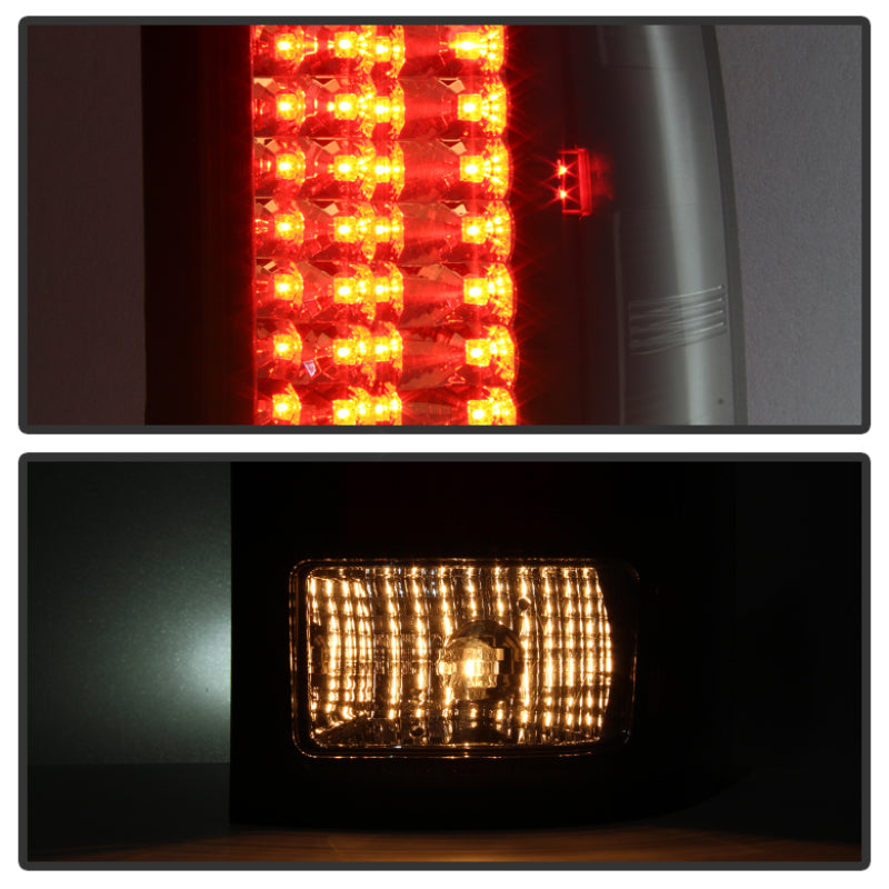 SPYDER 5078186 Spyder GMC Sierra 07-13 (Not 3500 Dually 4 Rear Wheels)LED Tail Lights Blk Smke ALT-YD-GS07-LED-BSM