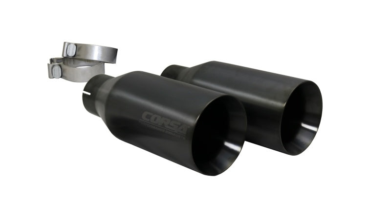 CORSA Performance 21035GNM Corsa 2019-2024 RAM 1500 5.7L Crew Cab w/ 57in or 76in Bed Cat-Back Dual Rr Exit 5in Gun Metal Tips