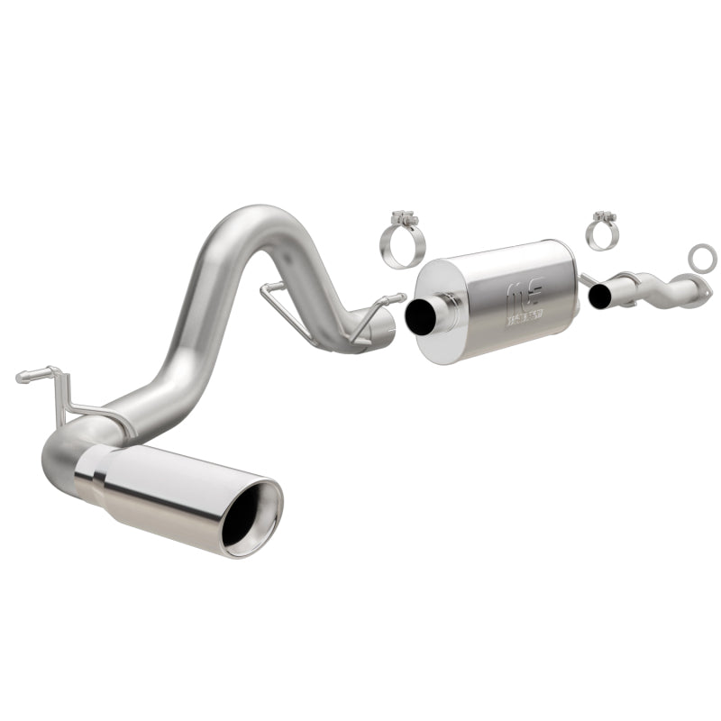 Magnaflow 19291 MagnaFlow Cat-Back 2016 Toyota Tacoma 3.5L V6 SS 3in Single Pass Side Exit Rear 4in Tip