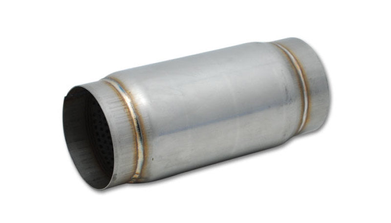 Vibrant 17975 SS Race Muffler 4in inlet/outlet x 5in long