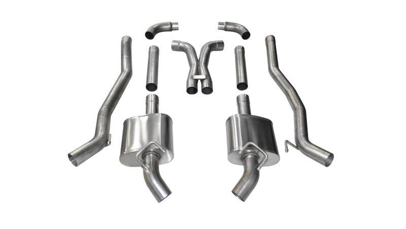 CORSA Performance 14976 Corsa 2011-2013 Chevrolet Camaro SS 6.2L V8 Manual Xtreme 3in Cat-Back (No Tips Uses Factory Bezels)