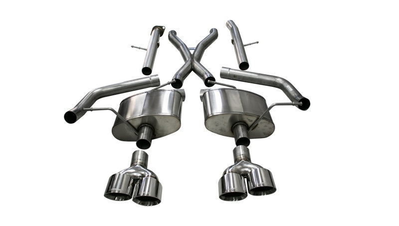 CORSA Performance 21052 Corsa 18-21 Jeep Grand Cherokee TrackHawk 6.2L Xtreme Cat-Back Dual Rear Exit w/4.5in Polished Tips