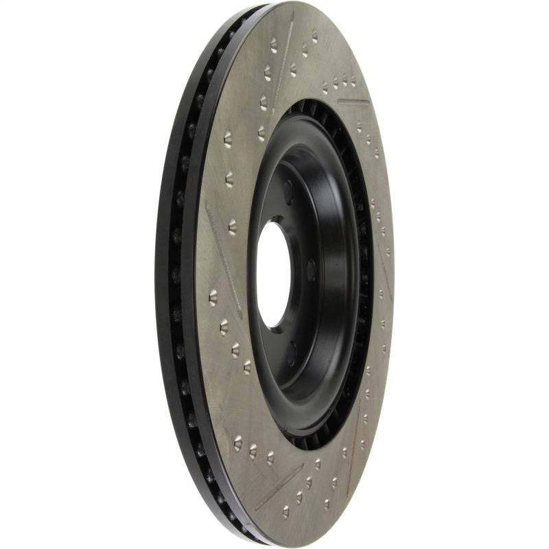 Stoptech 127.33137L StopTech Slotted & Drilled Sport Brake Rotor