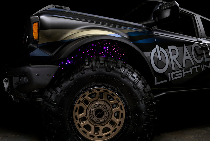 ORACLE Lighting 5898-333 Oracle Lighting Fiber Optic Wheel Liner ColorSHIFT RGBW Kit-40W LED/600 Fibers SEE WARRANTY