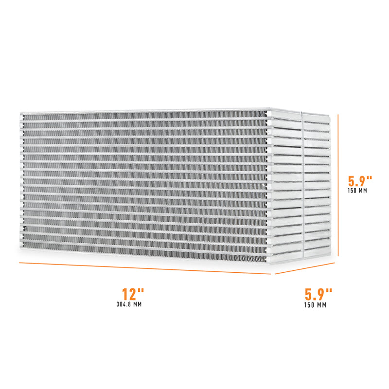 Mishimoto MMUIC-W4 Universal Air-to-Water Intercooler Core - 12in / 6in / 6in