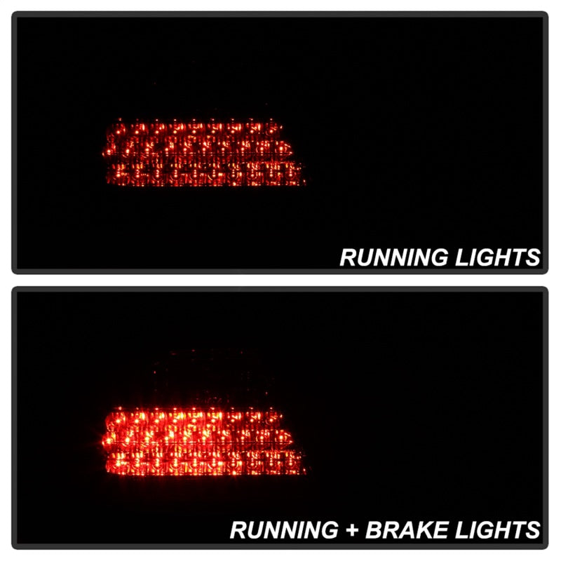 SPYDER 5020659 Xtune Mercedes Benz W210 E-CLASS 96-02 LED Tail Lights Red Smoke ALT-CL-MBW210-LED-RSM