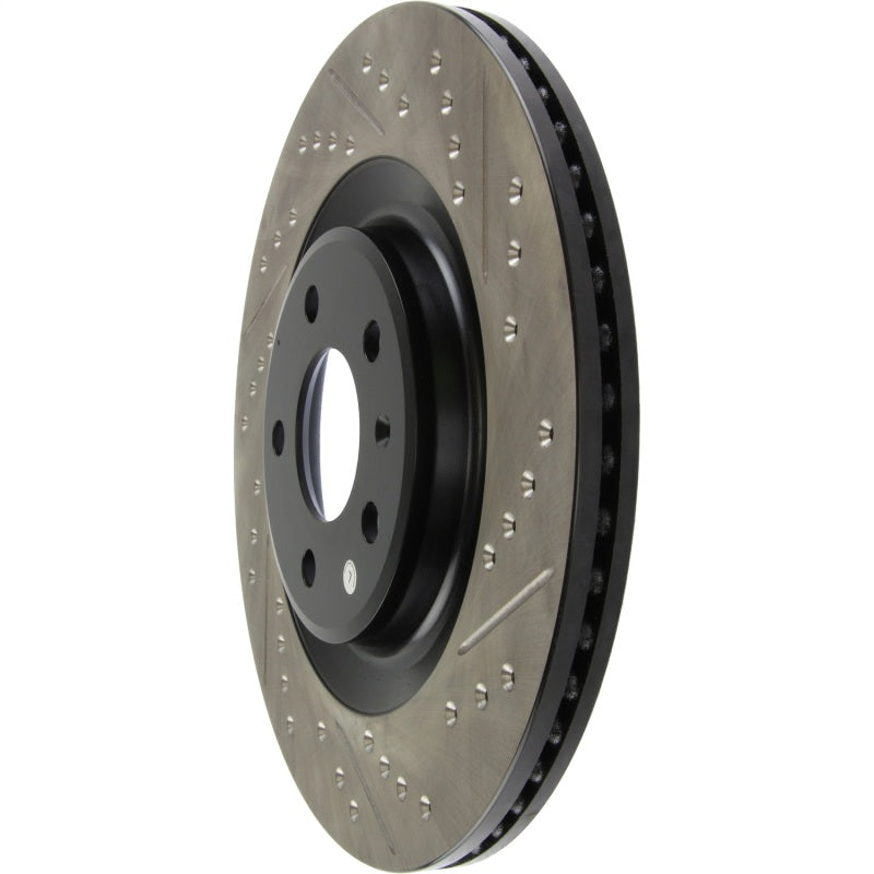 Stoptech 127.33137L StopTech Slotted & Drilled Sport Brake Rotor