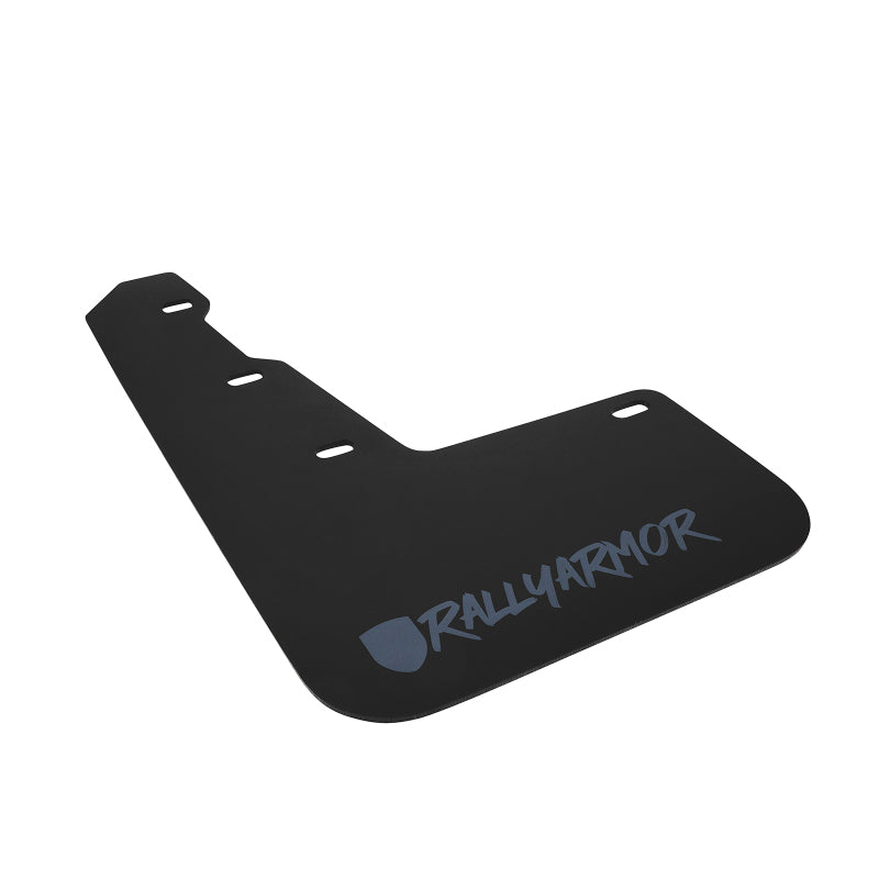 Rally Armor MF32-UR-BLK/GRY-X 15-21 Subaru WRX & STI Black Mud Flap Grey Altered Font Logo