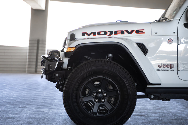 DV8 Offroad FBJL-07 18-23 Jeep Wrangler JL / 20-23 Jeep Gladiator JT FS-7 Mid-Width Winch Front Bumper