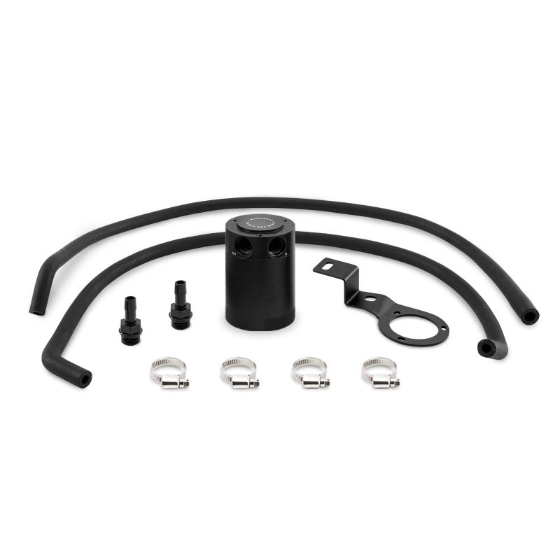 Mishimoto MMBCC-WRX-15PBE 15-16 Subaru WRX PVC Side Baffled Oil Catch Can - Black
