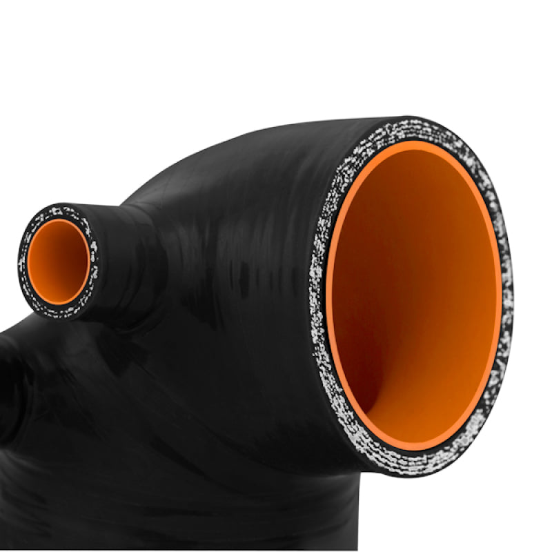 Mishimoto MMHOSE-E36-92IB35BK 92-99 BMW E36 (325/328/M3) w/ 3.5in HFM Black Silicone Intake Boot