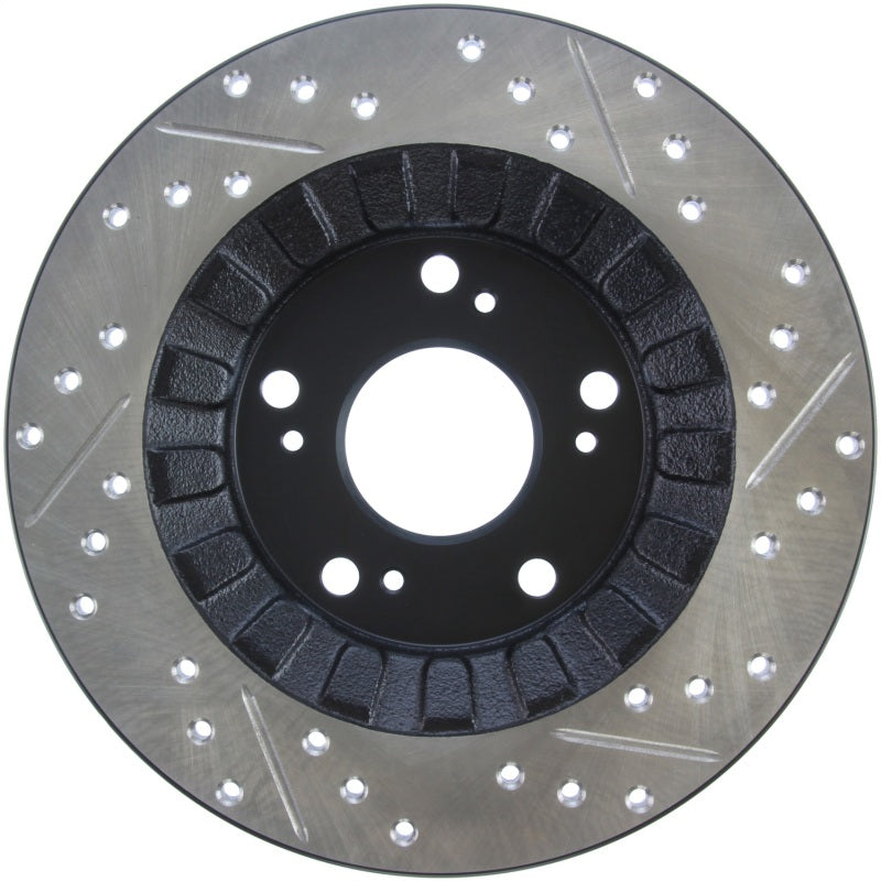 Stoptech 127.40050R StopTech 00-09 S2000 Slotted & Drilled Right Rear Rotor