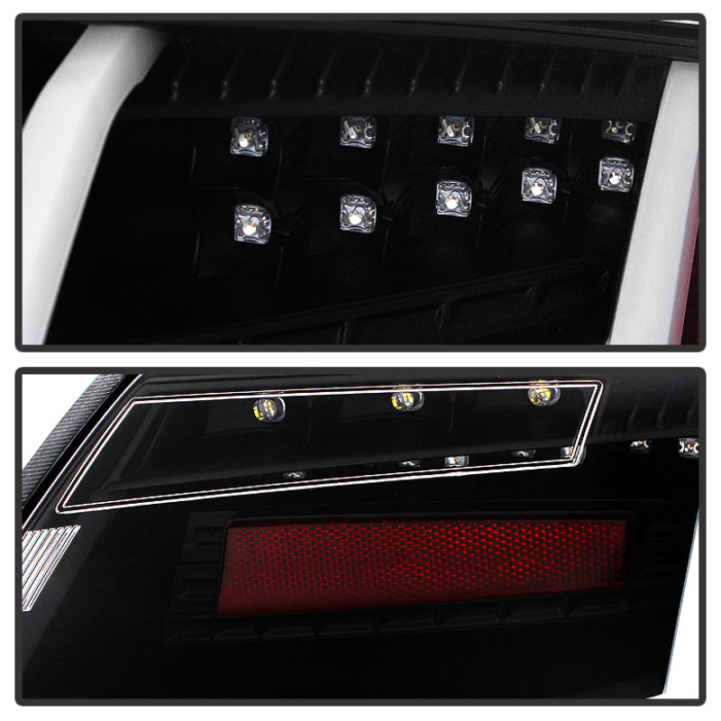 SPYDER 5081674 Spyder Audi TT 07-12 LED Tail Lights Black ALT-YD-ATT07-LED-BK