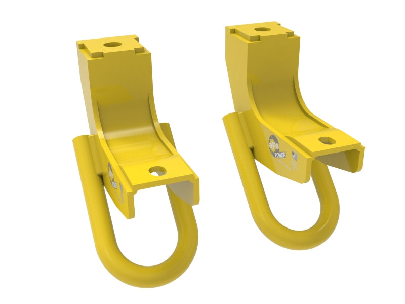 aFe 450-72T001-Y Toyota Tundra 2022 V6-3.5L (tt) Front Tow Hook Yellow