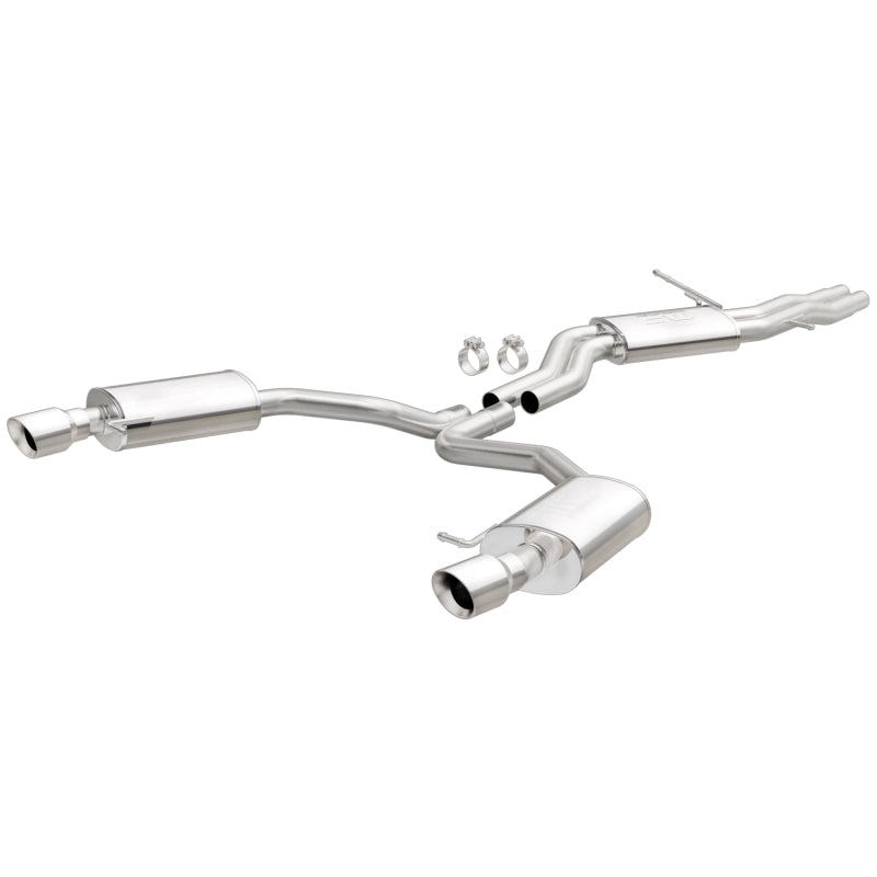 Magnaflow 19159 MagnaFlow Sys C/B 12-15 Audi A6 / A7 3.0L V6 SS 2.5in Dual Split Rear Ext 4in Tips