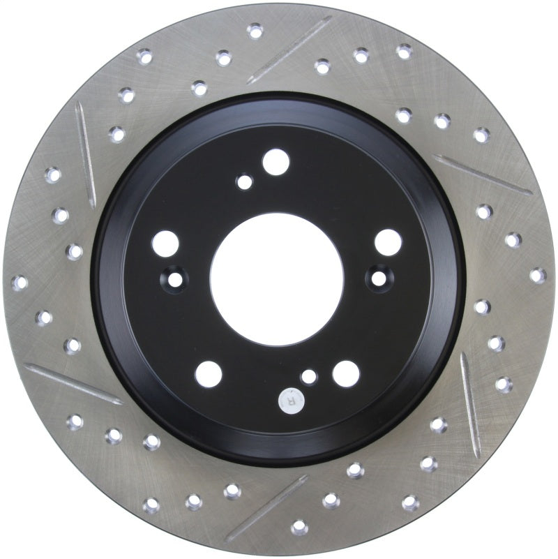 Stoptech 127.40050R StopTech 00-09 S2000 Slotted & Drilled Right Rear Rotor