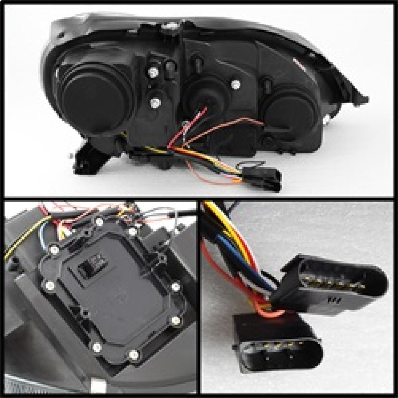SPYDER 5070036 Spyder Mercedes Benz S-CLASS 03-06 Projector Headlights Xenon/HID Model- Chrm PRO-YD-MBW220-HID-C