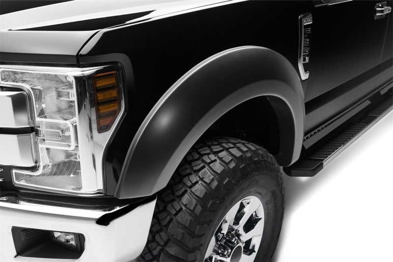 Bushwacker 20943-02 17-18 Ford F-250 Super Duty Extend-A-Fender Style Flares 4pc - Black