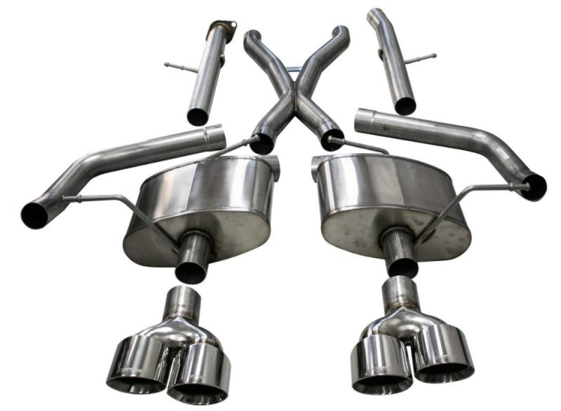 CORSA Performance 21052 Corsa 18-21 Jeep Grand Cherokee TrackHawk 6.2L Xtreme Cat-Back Dual Rear Exit w/4.5in Polished Tips