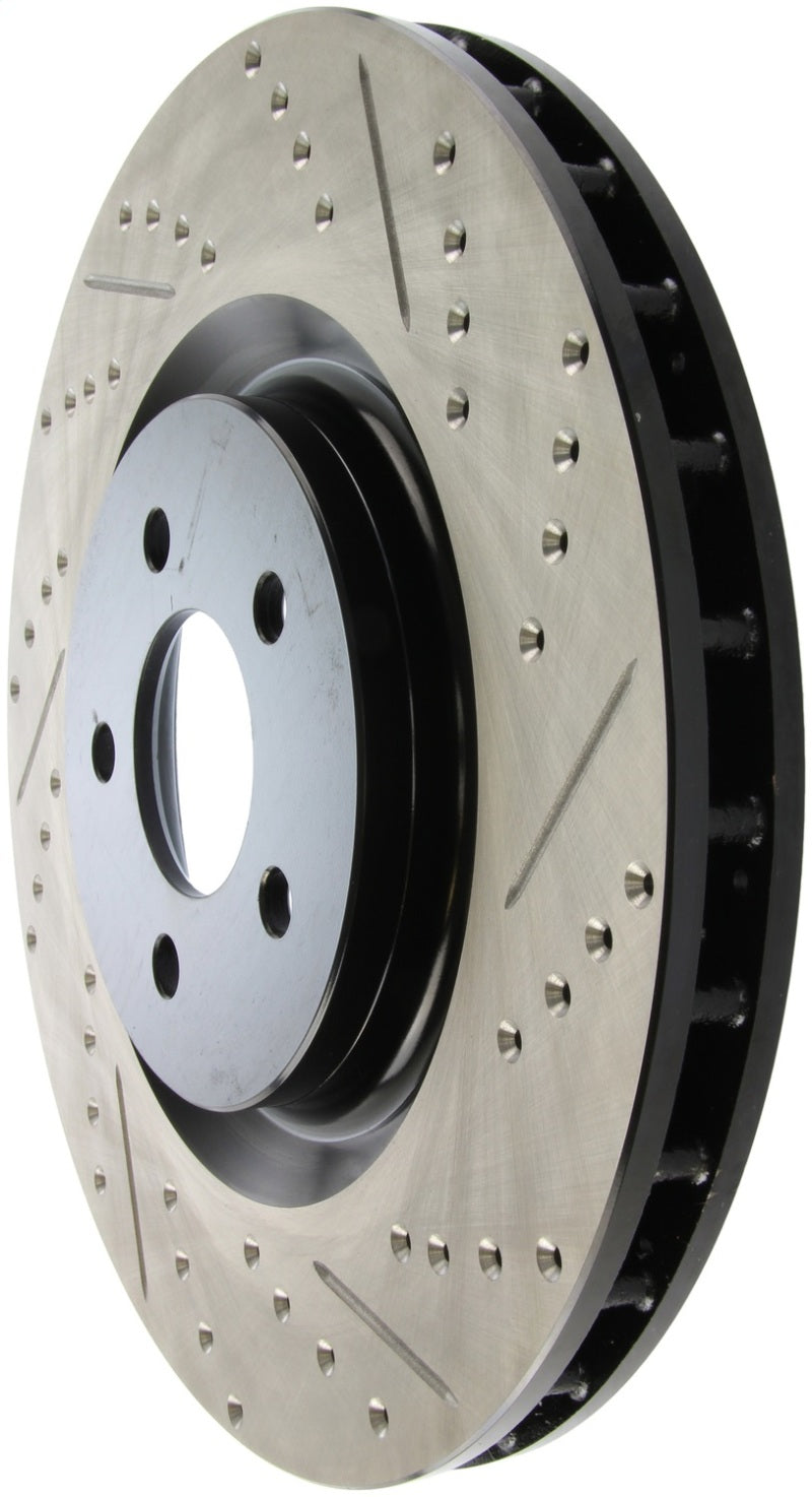 Stoptech 127.61089L StopTech Slotted & Drilled Sport Brake Rotor