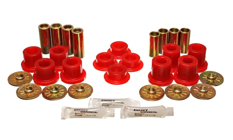 Energy Suspension 5.3125R 92-02 Dodge Viper Red Front Control Arm Bushing Set