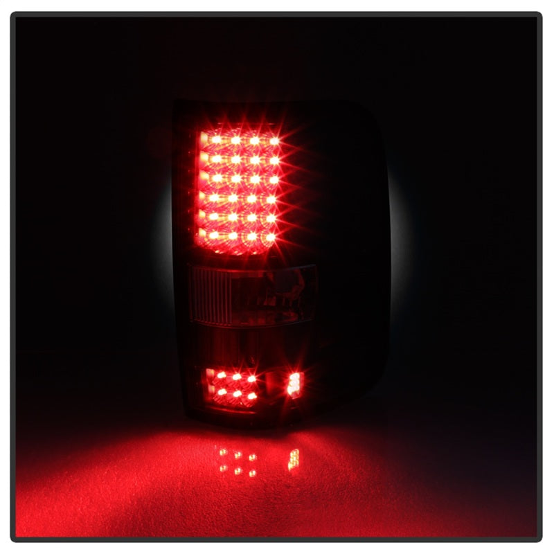 SPYDER 5012890 Xtune Ford F150 Styleside 04-08 (Not Fit Heritage & SVT) LED Tail Lights Black ALT-ON-FF15004-LED-BK