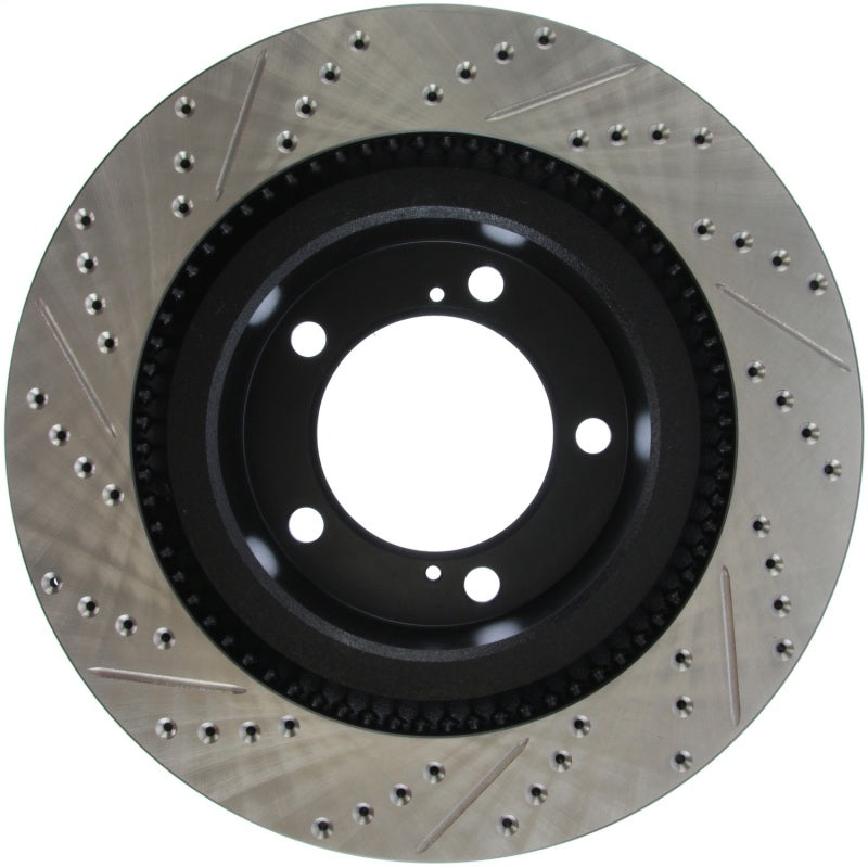Stoptech 127.44156L StopTech 07-09 Toyota Tundra / 08-09 Toyota Sequoia Front Left Slotted & Drilled Rotor