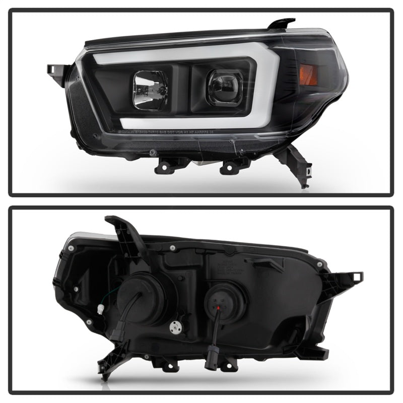 SPYDER 5087454 Spyder Signature Toyota 4Runner 10-13 Projector Headlights - Black (PRO-YD-T4R10SI-BK)