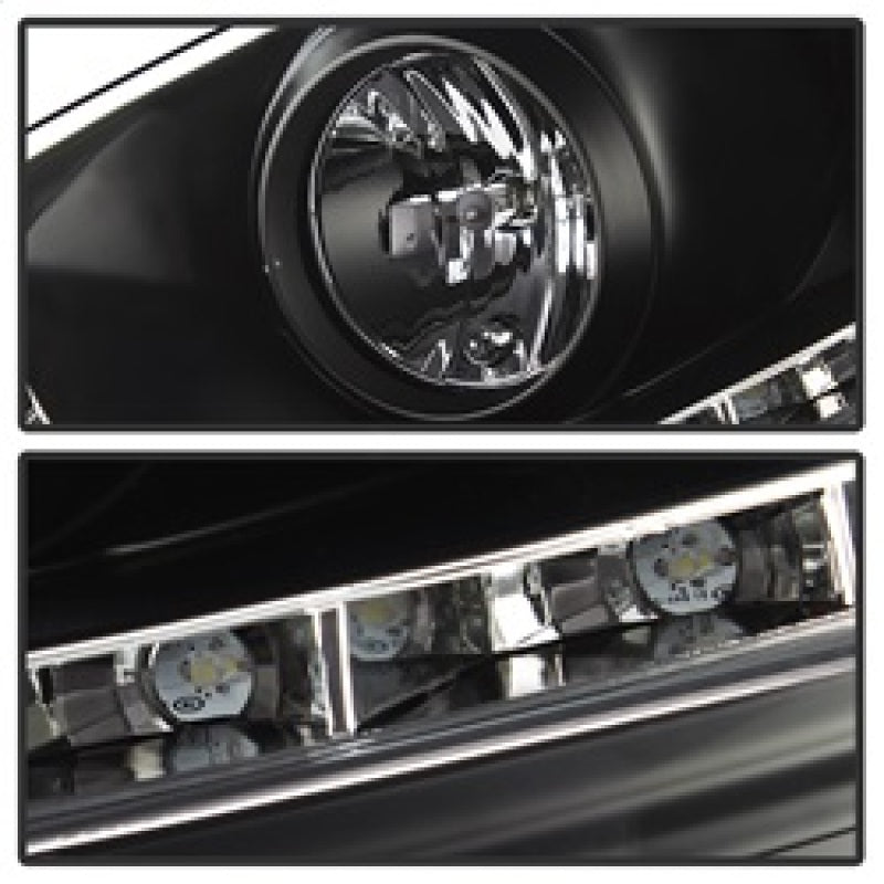 SPYDER 5017529 Spyder Volkswagen GTI 06-09/Jetta 06-09 Xenon/HID Model Only - DRL Black PRO-YD-VG06-HID-DRL-BK