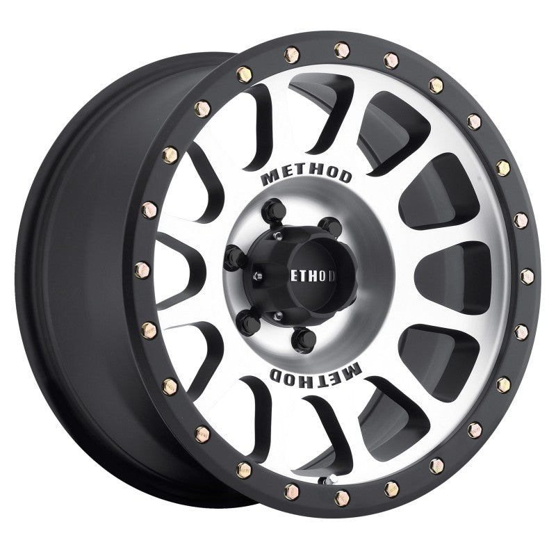 Method Wheels MR30589060300 Method MR305 NV 18x9 0mm Offset 6x5.5 108mm CB Machined/Black Street Loc Wheel