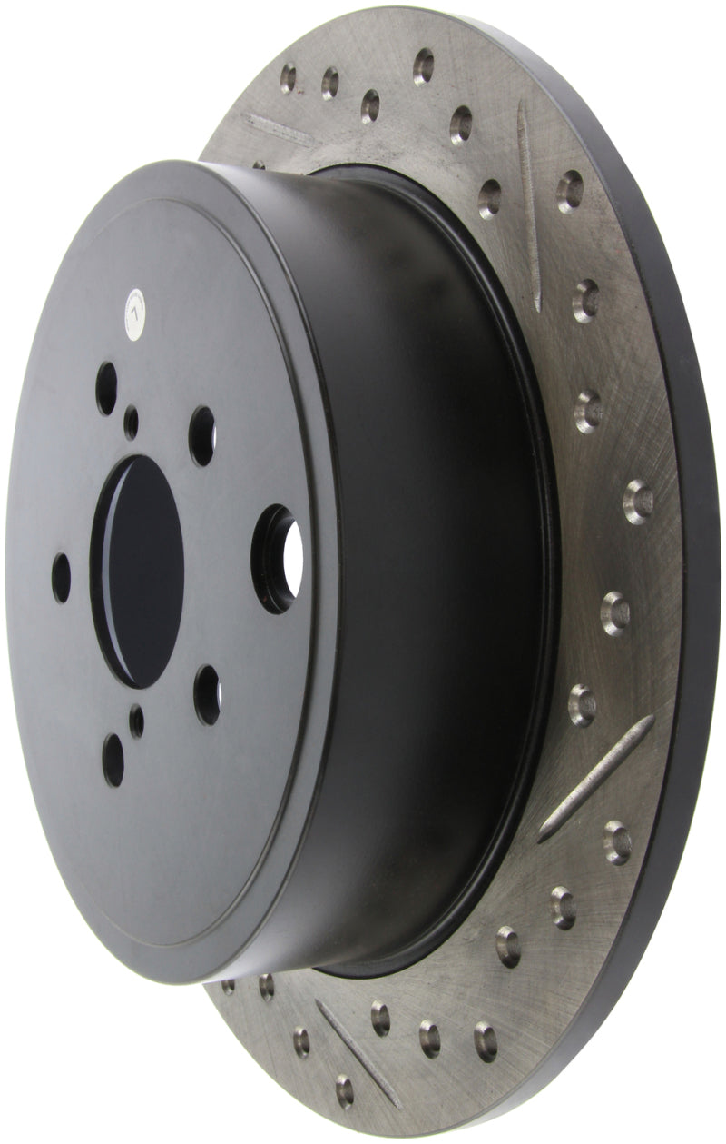 Stoptech 127.47029L StopTech 08-10 Impreza WRX (Exc STi)/08-10 Impreza Coupe/Sedan Slotted & Drilled Left Rear Rotor