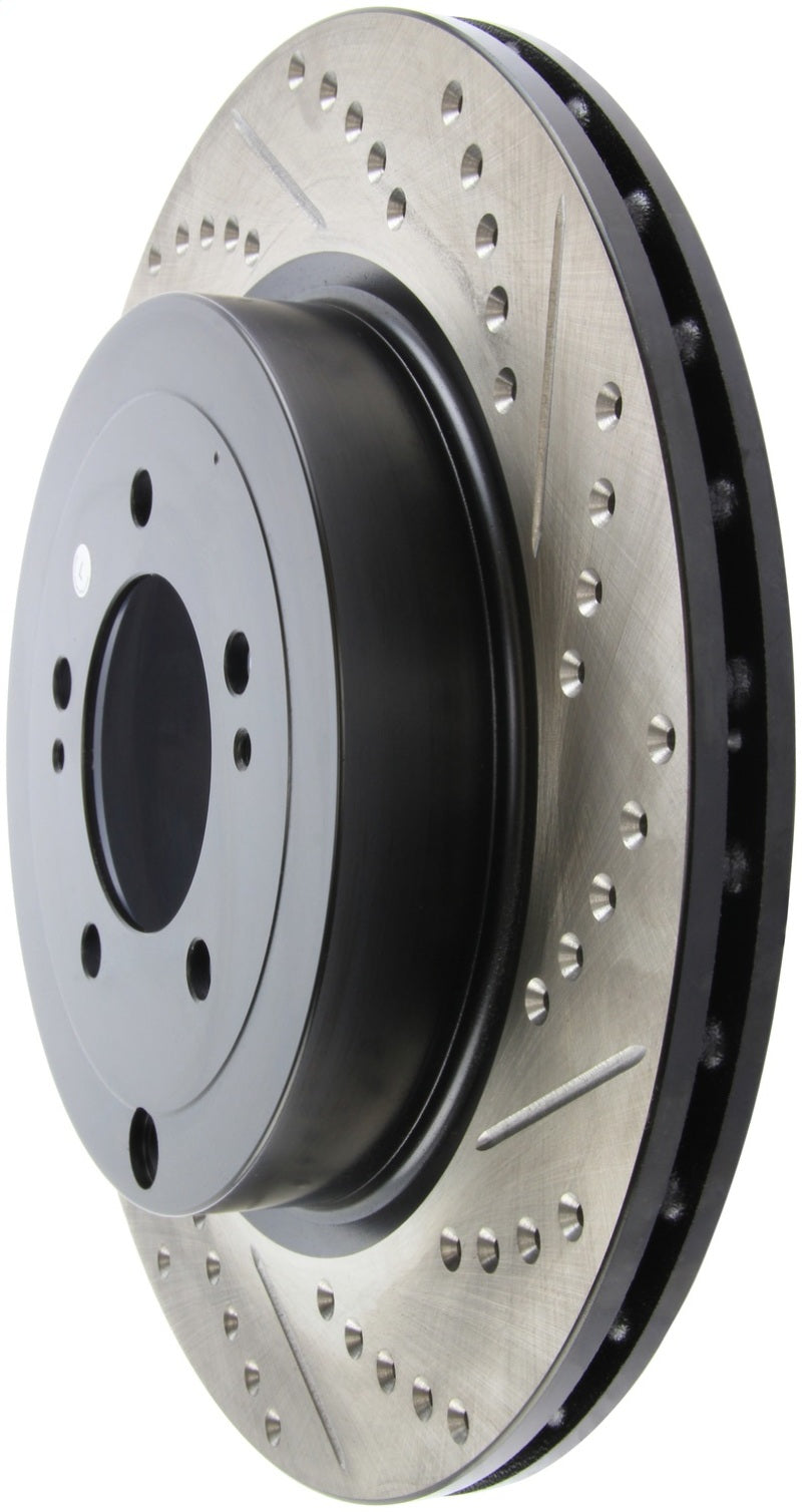 Stoptech 127.46075L StopTech Slotted & Drilled Sport Brake Rotor