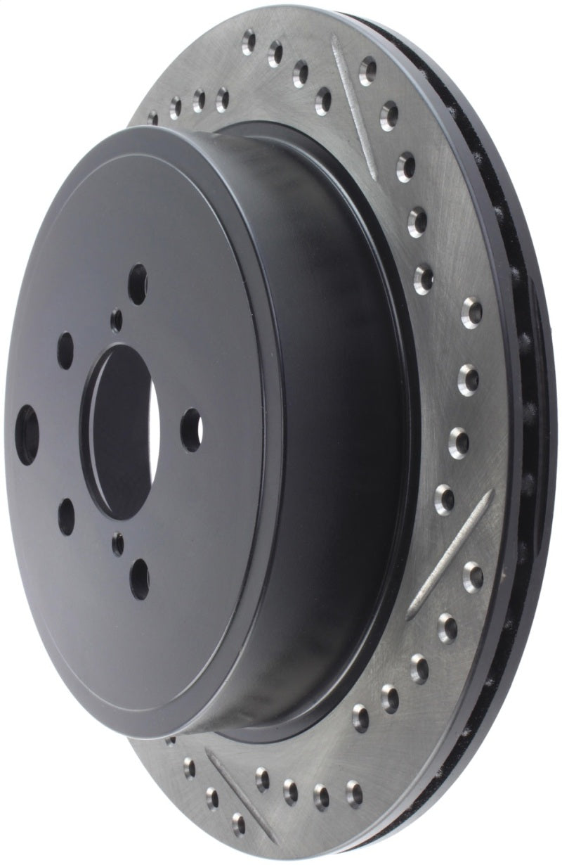 Stoptech 127.47031L StopTech Slotted & Drilled Sport Brake Rotor