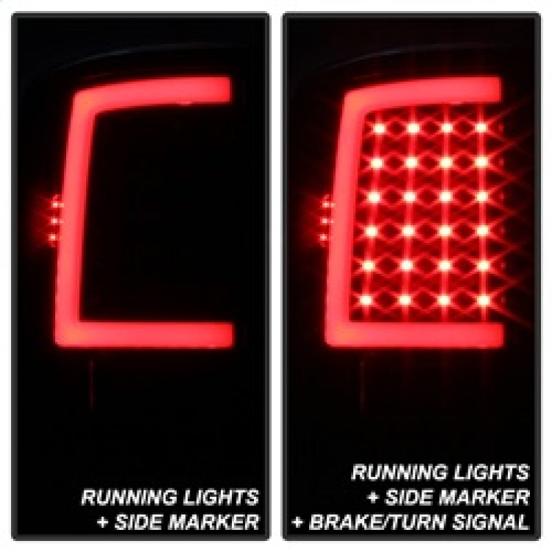 SPYDER 9038488 xTune 09-18 Dodge RAM 1500 LED Tail Lights - Black Smoke (ALT-ON-DR09-LBLED-BSM)