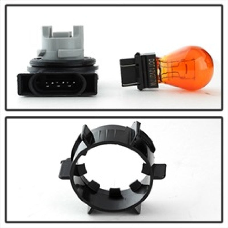 SPYDER 5014313 Xtune Dodge RAM 1500 02-05 Amber Crystal Headlights Black HD-JH-DR02-AM-BK