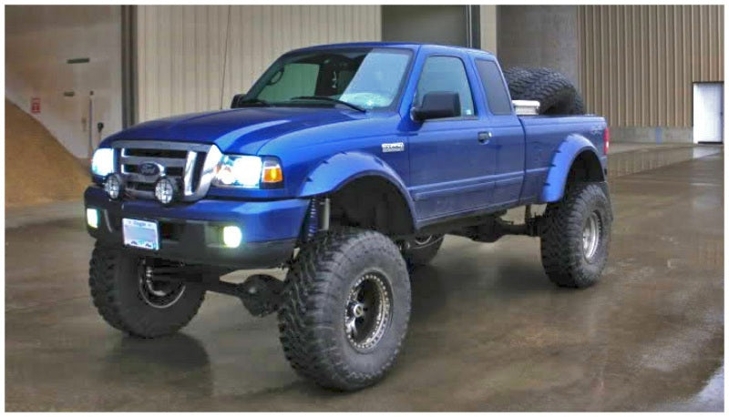 Bushwacker 21027-11 93-11 Ford Ranger Cutout Style Flares 2pc - Black