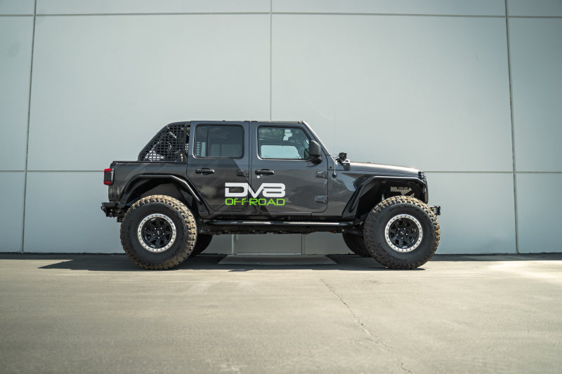 DV8 Offroad SRJL-08 18-23 Jeep Wrangler JL 4 Door Body/Pinch Weld Mounted Step