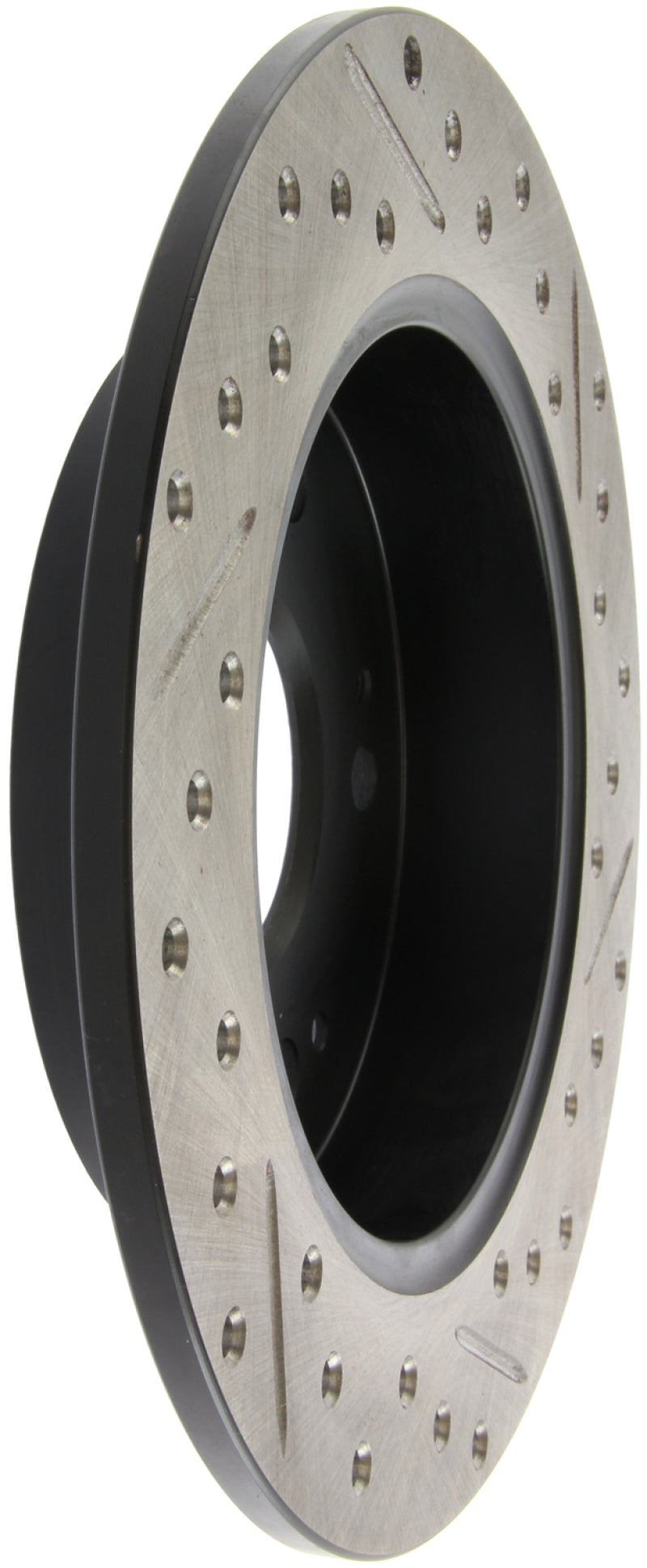 Stoptech 127.40040R StopTech 06-09 Honda Civic Ex/Si Slotted & Drilled Right Rear Rotor