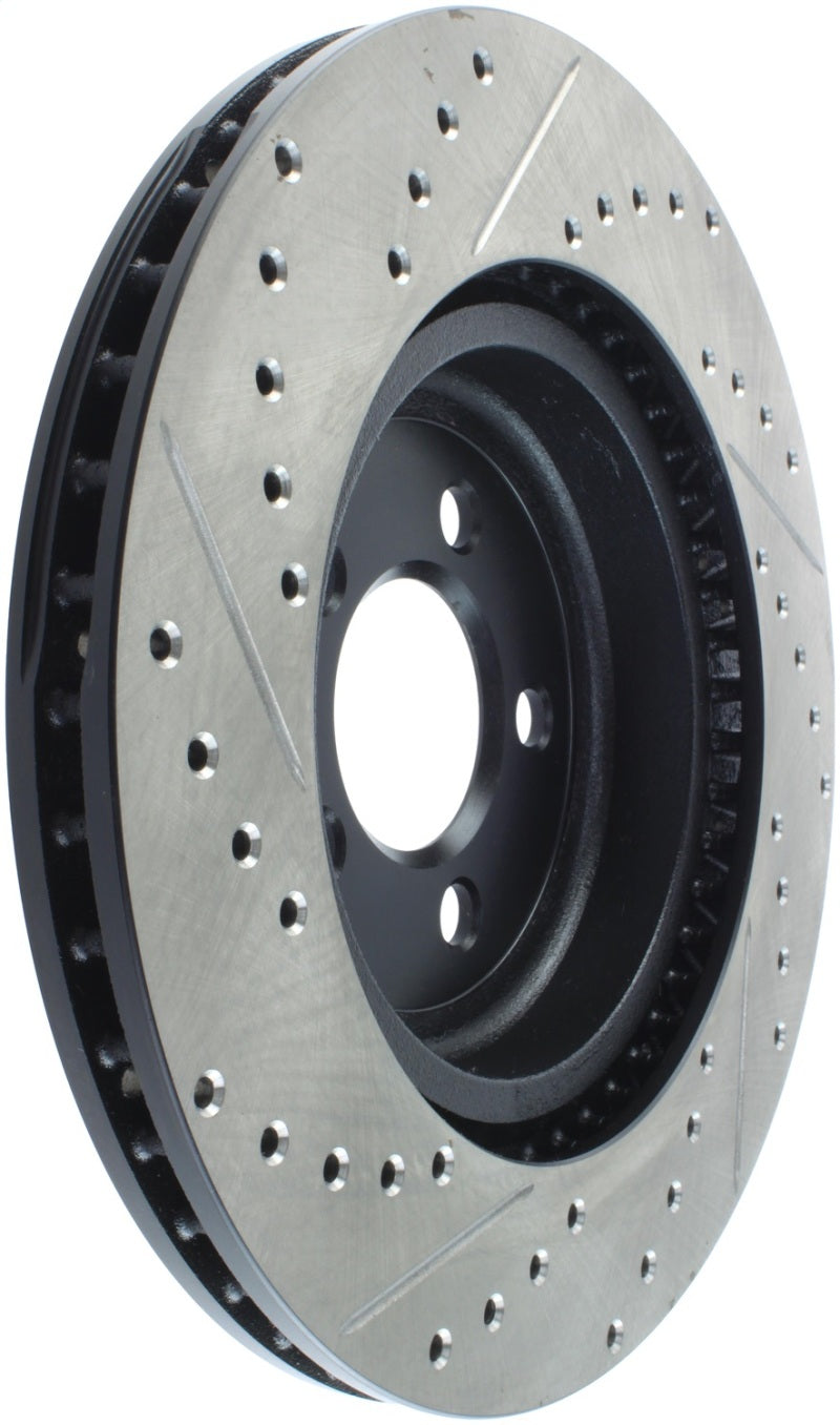 Stoptech 127.63061L StopTech 05-09 Chrysler 300 (5.7L V8 exc SRT-8) Front Left Slotted & Drilled Rotor