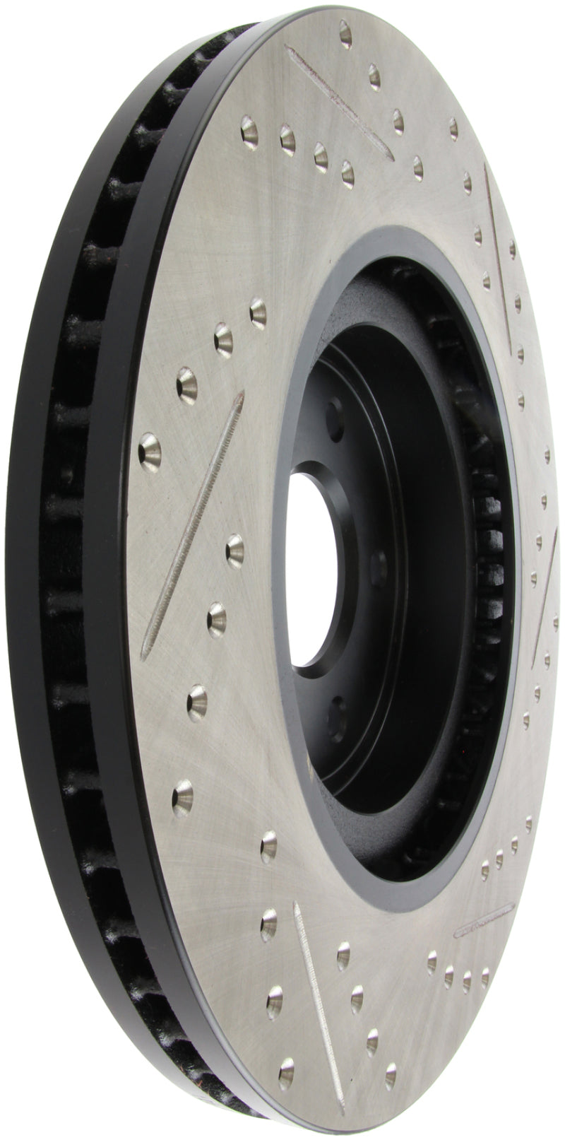 Stoptech 127.42100R StopTech Infiniti G37 / Nissan 370Z SportStop Slotted & Drilled Front Right Rotor