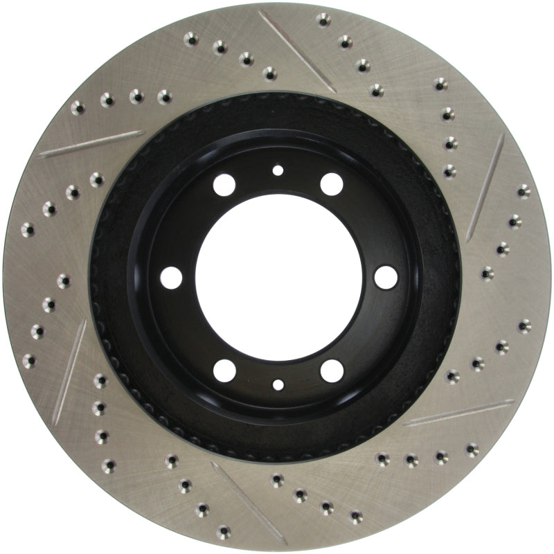 Stoptech 127.44129R StopTech 07-08 Toyota FJ Cruiser / 05-08 Tacoma (6 lug) / 03-08 4 Runner (319mm disc) SportStop Slo