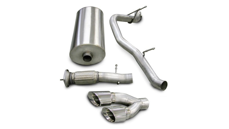 CORSA Performance 14202 Corsa 2007-2010 Cadillac Escalade 6.2L V8 Polished Sport Cat-Back Exhaust