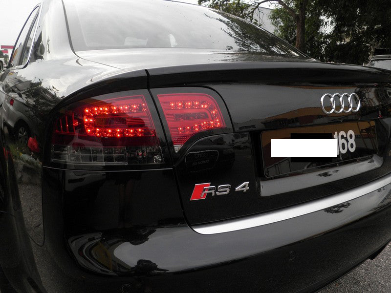 SPYDER 5029294 Spyder Audi A4 4Dr 06-08 LED Tail Lights Red Clear ALT-YD-AA406-G2-LED-RC