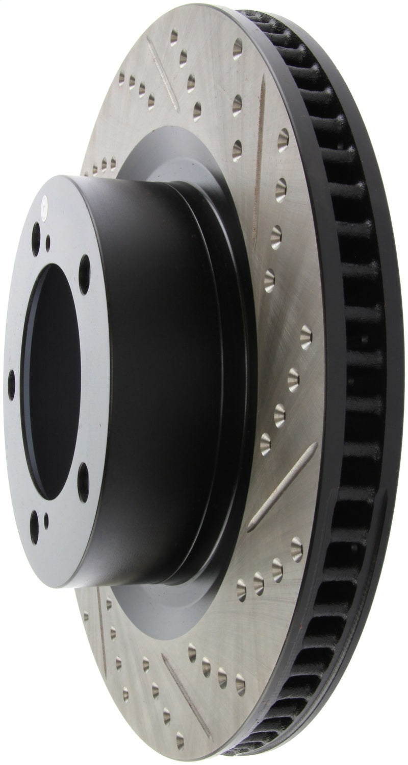 Stoptech 127.44156L StopTech 07-09 Toyota Tundra / 08-09 Toyota Sequoia Front Left Slotted & Drilled Rotor