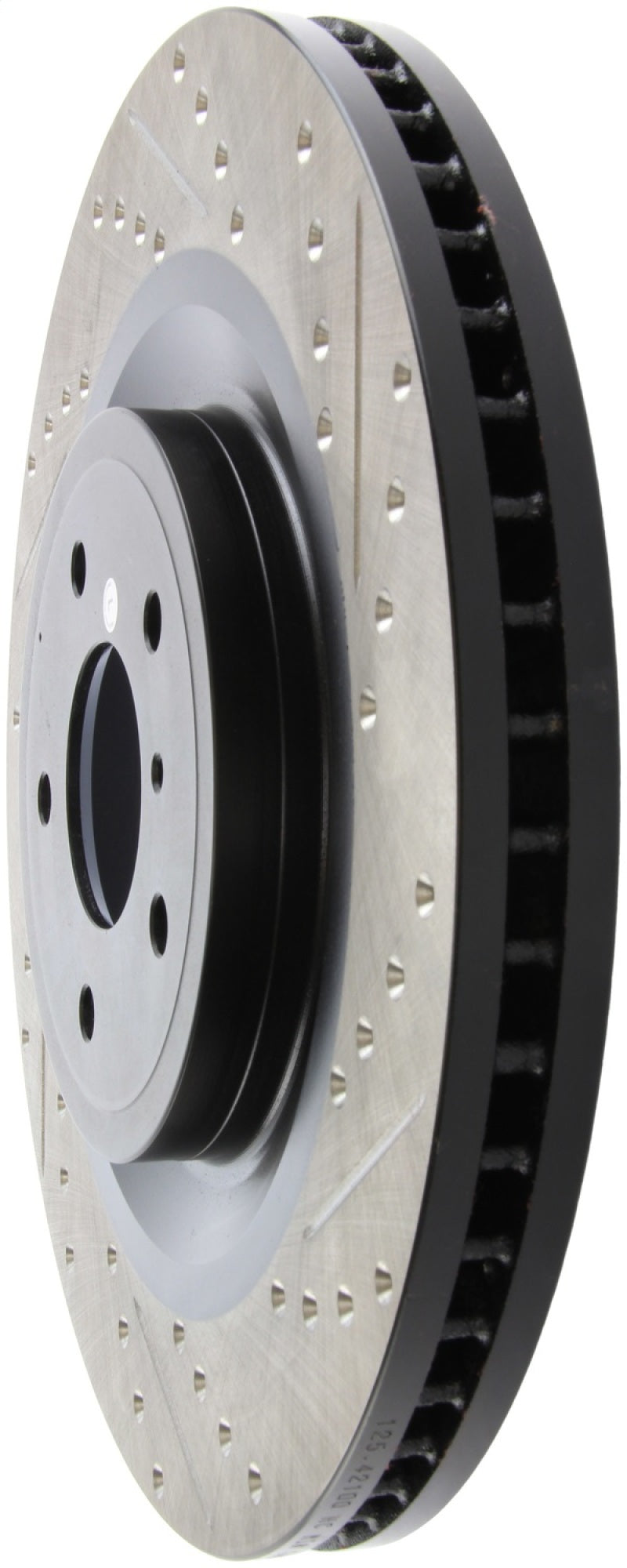 Stoptech 127.42100L StopTech Infiniti G37 / Nissan 370Z SportStop Slotted & Drilled Front Left Rotor