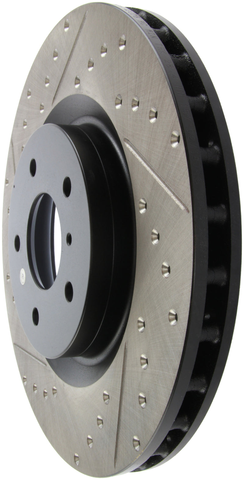 Stoptech 127.42076R StopTech Slotted & Drilled Sport Brake Rotor