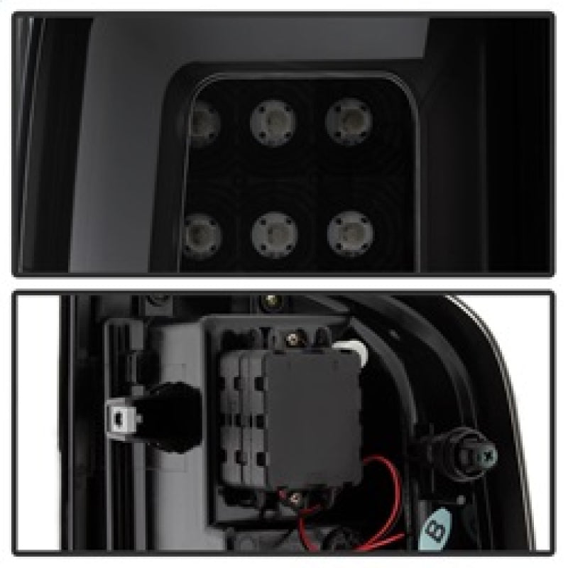 SPYDER 5085252 Spyder Chevy Colorado 2015-2017 Light Bar LED Tail Lights - Black Smoke ALT-YD-CCO15-LED-BSM