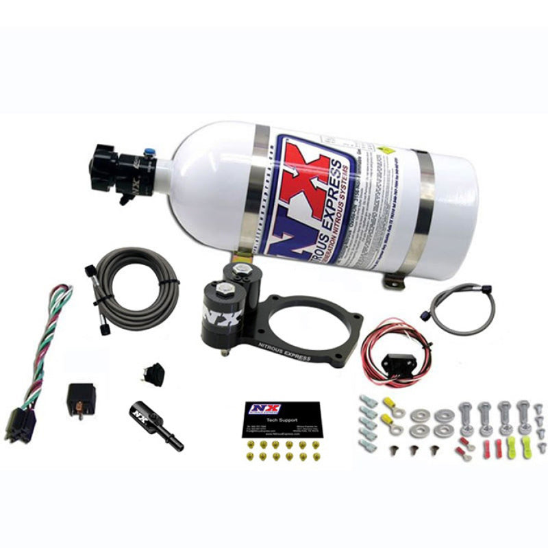 Nitrous Express 20943-10 Dodge Hellcat/Demon Nitrous Plate Kit w/10lb Bottle