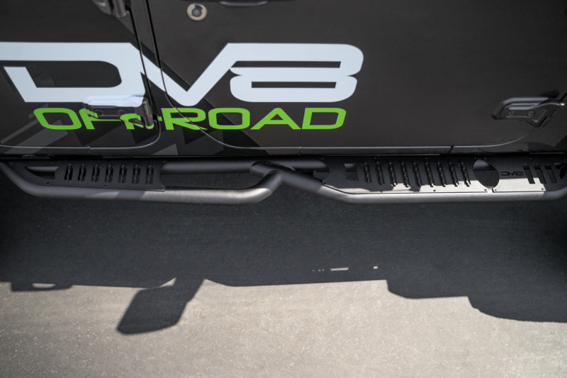 DV8 Offroad SRJL-08 18-23 Jeep Wrangler JL 4 Door Body/Pinch Weld Mounted Step